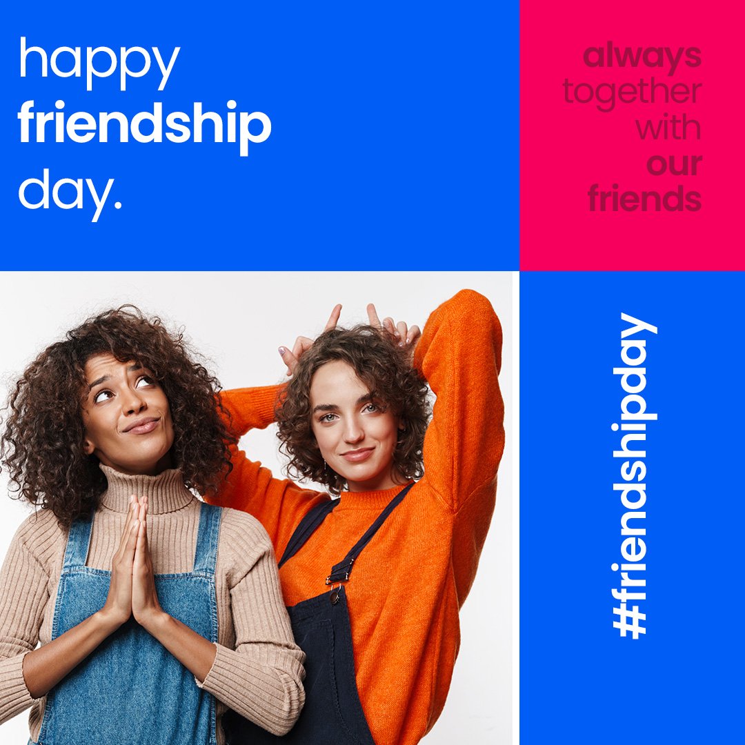 Friendship day logo👫🏽